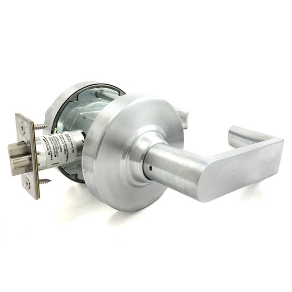 Schlage Commercial ALX Series Grade 2 Classroom Rhodes Lever Lock with Small Format IC Prep Less Core, 47267042 ALX70BRHO626 - main